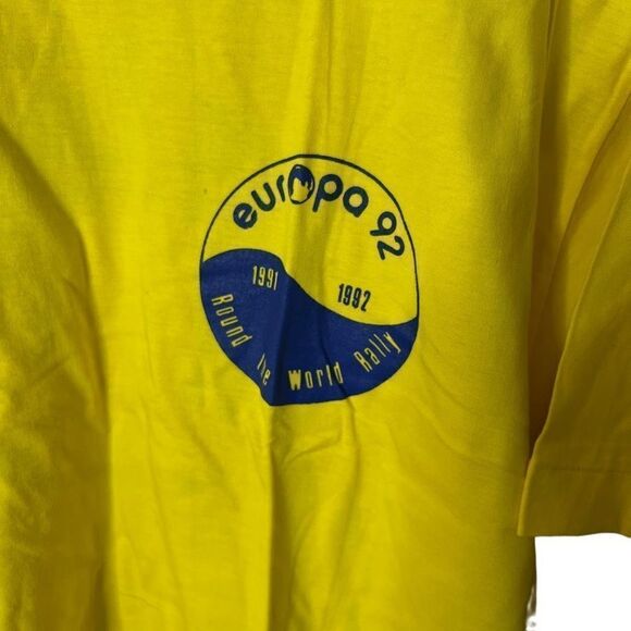 VTG Europa 92 Round The World Rally T Shirt XL - Picture 2 of 4